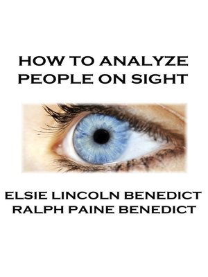 cover image of How to Analyze People on Sight